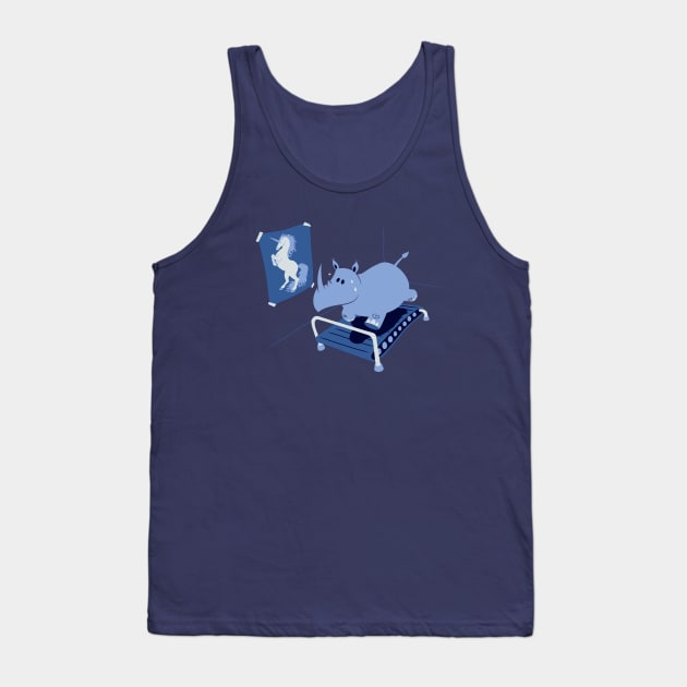 Runnin' Rhino Tank Top by Nezo